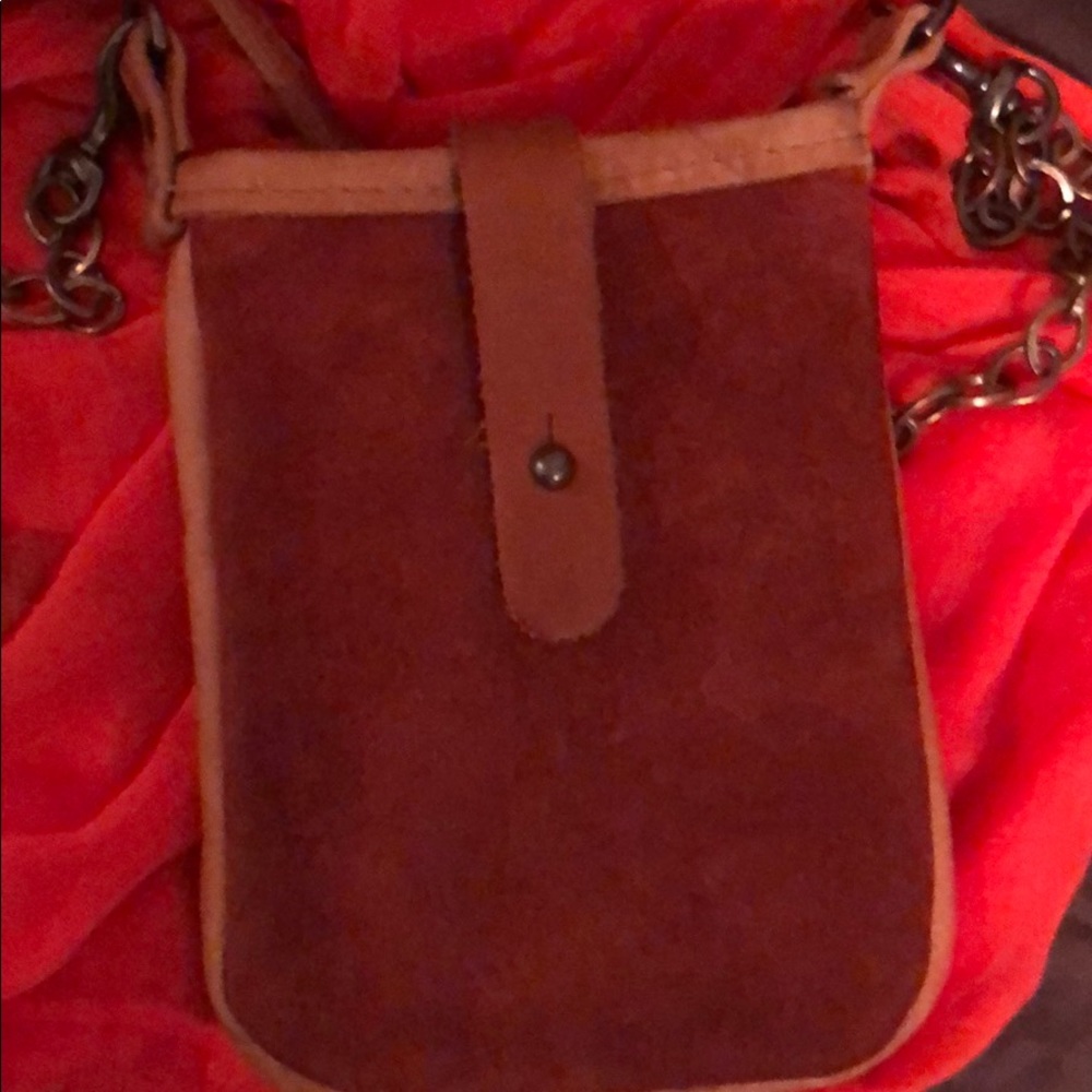 COPY - NWOT small Canoe leather crossbody